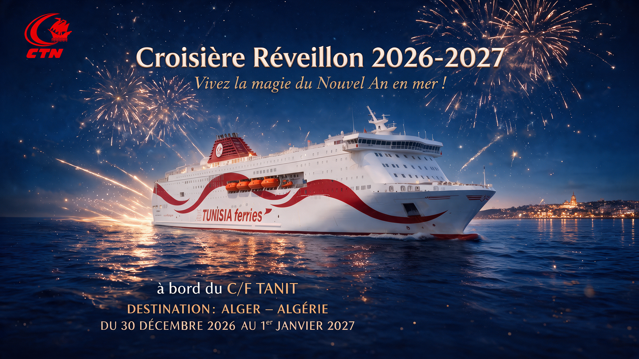 Voyage Organisé vers REVEILLON  ALGER 2027 2026